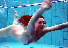 Katrin Bulbul super hot as nail in the pool