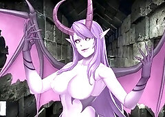 Hardcore lesbian futanari action in the escape dungeon with studiouwu