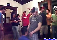 College teen assfucked during haze into frat