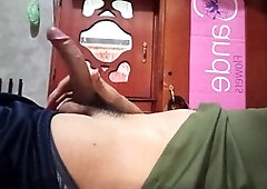 Handsome-man, bedroom, latino-man