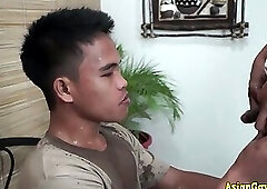 Dirty asian gays sharing golden showers