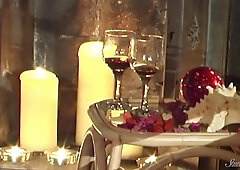 Teen Brunette Anoushka Rides That Big Hard Cock In Dim Light