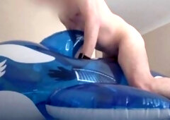 Inflatable whale, humping inflatable, inflatable dolphin humping