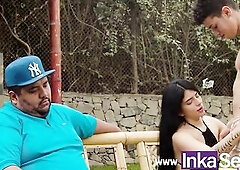 Esposo peruano es engañado por latin babe colombiana culona en after party   