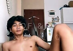 Young asian thai big dick cumming 2