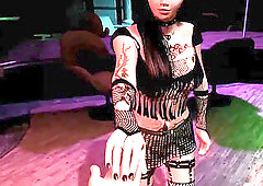 Animated - emo girl penetrated and facial