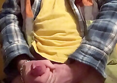 Builder DILF's two arm masturbate