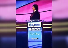 Massive boobs Jeopardy contestant Tanya