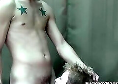 CT Leo And Brian Turn The Hot Tub Wild With Sloppy Spit Drenched Blowjobs