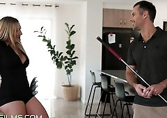 Breasty Excited Housewife Likes Large Dick