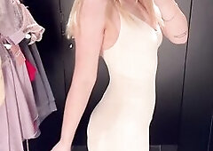 Hawt eighteen year old Cute Gal Underware Changing Trying On Hot Underware