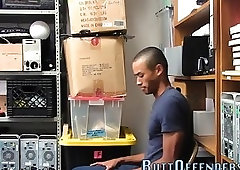 Black thief nailed raw