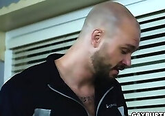 Reluctant Athlete Undergoes Anal Stimulation