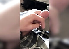 Dry Teasing my Chubby schlong