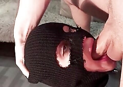 Full version of hotty In Balaclava Got A Soaked Shlong In Her Throat