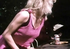 Blonde amateur babe pussy fucked after a wet blowjob