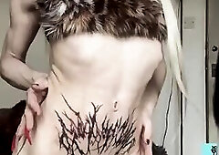 Bimbo femboy with big dick