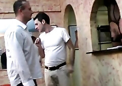 At the Club, This guy Licks Twat and Sucks Shlong for the Shemale