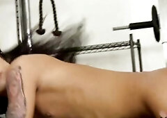 Fitness Trans Gal Banged Hard previous to Training