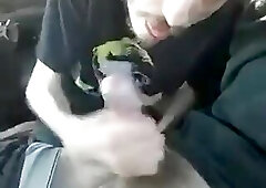 Suck 23yo in backseat