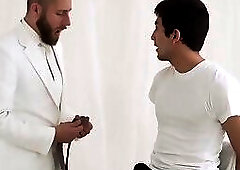 Mormon  sans protection by hairy senior after serious sensual caress