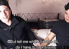 Straight Latino turns gay with his big dick gay friend