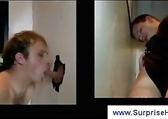 Ardent sucking through gloryhole