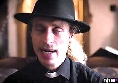 When the Priest finds out that Spencer Bradley will be marrying Mona Azar, he refuses to take part in the wedding. The priest says that lesbian relati