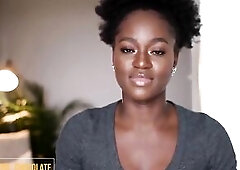 Black With Large Butt Ass Panty Try on Cool Butt Ebony Beauty Thighs Belt