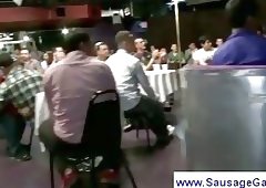 Sausage party strippers give loads of big dick