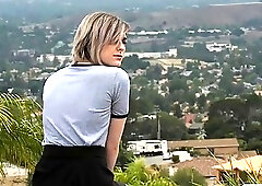 Hot TBabe Ella Hollywood welcome dudes cum on her face