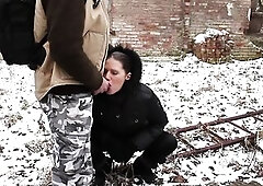 Viktoria Jizz - Urbex Pissing Journey - Void urine in my Throat!