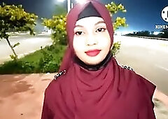 Outdoor real desi girl shooting outdoors in public for husband cheating story and romantic