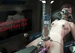 Tracer and DVA get their schlongs milked on a factory line