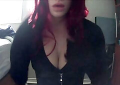 Cute Girls Pt6! Masked in Kathy, this babe plays with her biggest silicone titties