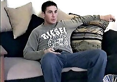 Straight Jeremy Cums Twice