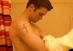 Getting wet and wanking in the shower