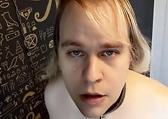 Stupid Bitch Boy Cant Deepthroat Bbc Dildo