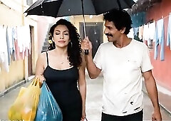 Ramon screws Doña Florinda's cunt in the neighborhood - AI-generated content