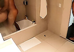 Spying On My Bestie And Her Boyfriend In The Shower