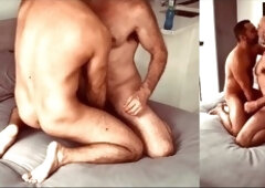 Amateur fucking, gay cum, big hunk