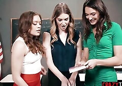 Hawt lesbo sweetheart and large butt lesbo enjoyed hawt cunt licking