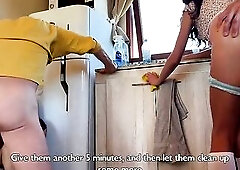 Time Stop Freeze - 2 Maid Screwed by Hackers Free Use Creampie
