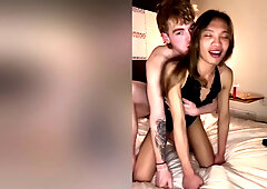 Sexy Asian Gets Dominated By Bwc