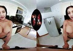 Strawberries and Creamed - Mariana Martix: Blowjob, Doggy  Cowgirl VR Porn