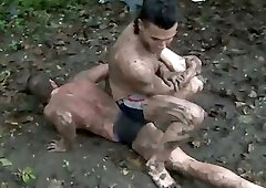 mud wrestling