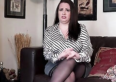 Your Recent LARGE TIT STEPMOM Mrs. Fluffy confronts u about your laziness, then notices the bulge in your panties! That Babe knows it's TABOO, bu
