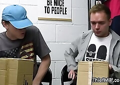 Cover your ears while I get fucked by the officer