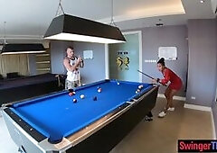 Amateur Asian Euro couple horny homemade sex after a game of pool We follow these amateurs around in their daily life and see what they are up to! The