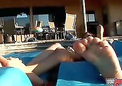 Asher & Brenden-Hotties in the Pool